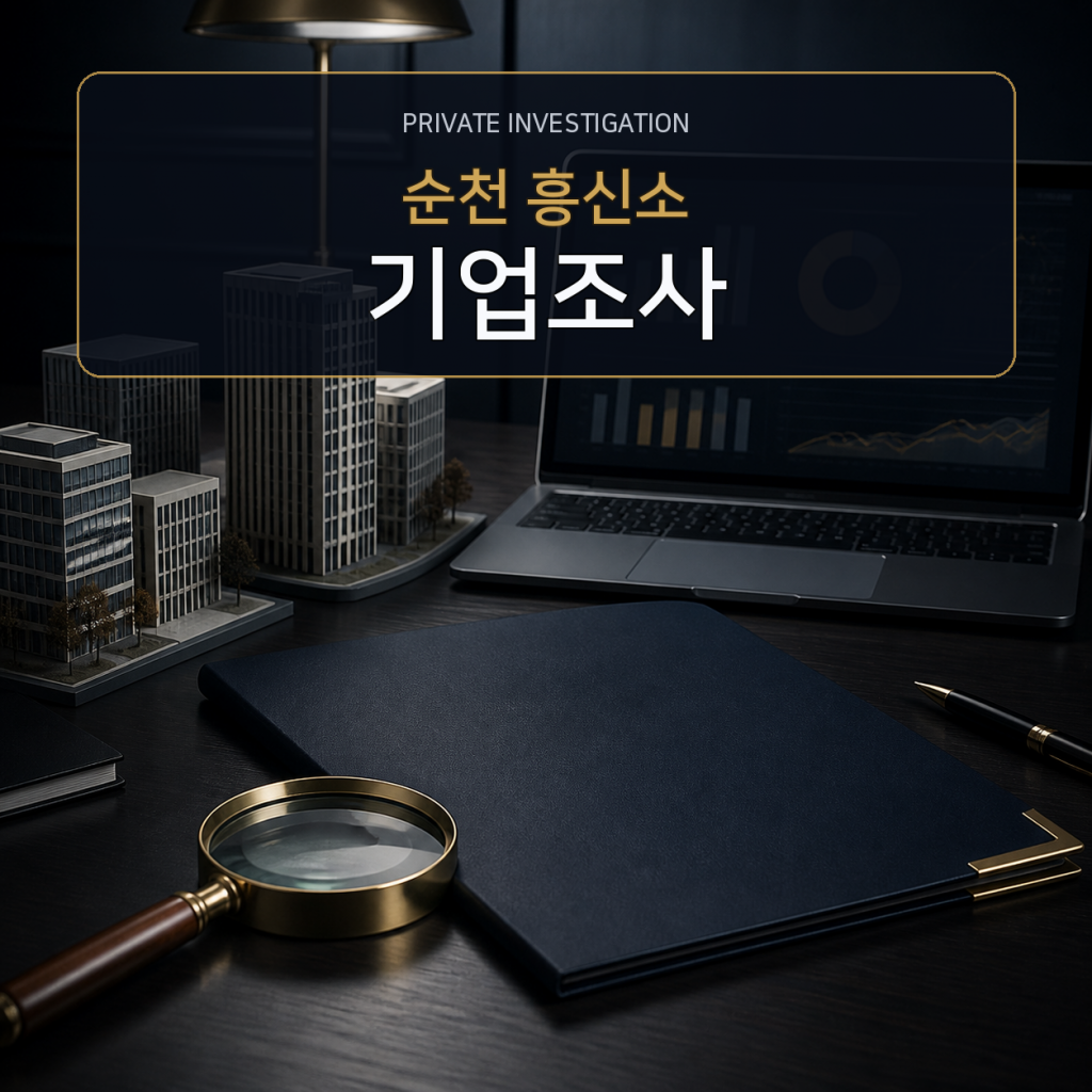 순천 기업·거래처 조사 전문 흥신소
