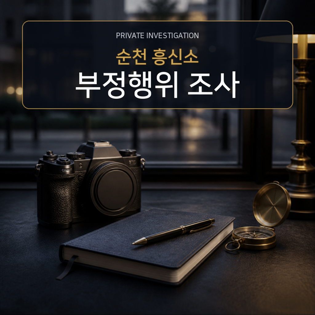 순천 부정행위 사실조사 전문 흥신소
