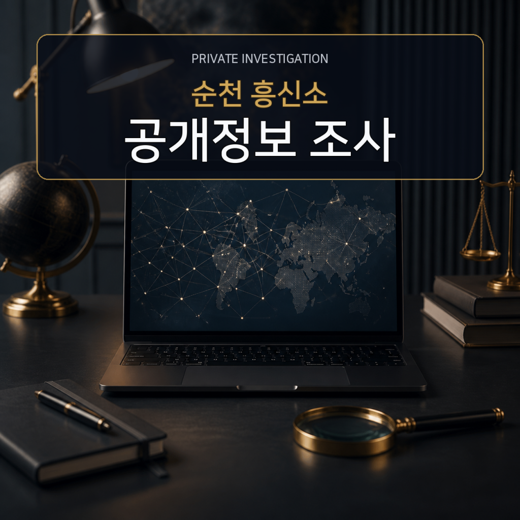 순천 디지털 공개정보 조사 전문 흥신소